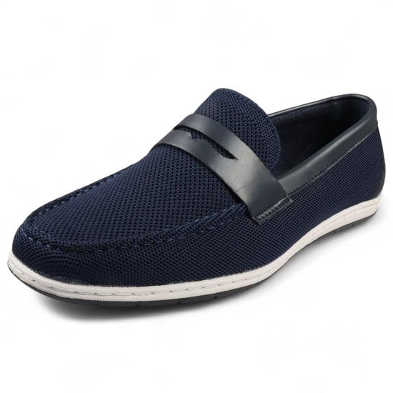 Atmungsaktive Slipper für Herren in Marineblau, leicht - Image 3