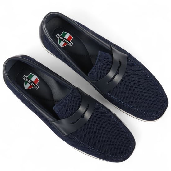 Atmungsaktive Slipper für Herren in Marineblau, leicht - Image 5