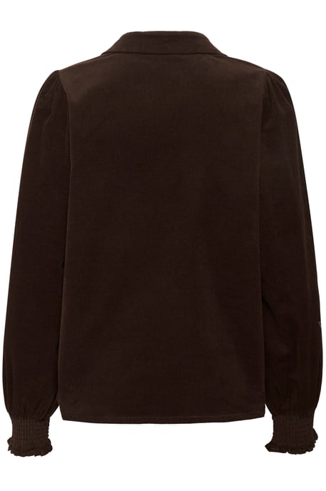 Langarm-Bluse CUrhaena Relaxed fit dark brown - Image 5