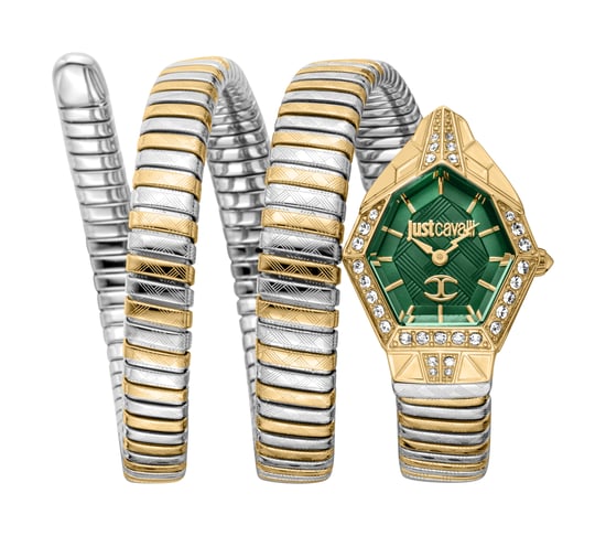 Just Cavalli Damen Schlange 316L Edelstahl Uhr - Image 1