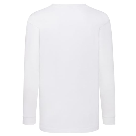 Fruit of the Loom - "Value" T-Shirt für Kinder Langärmlig (Weiß) - Image 2
