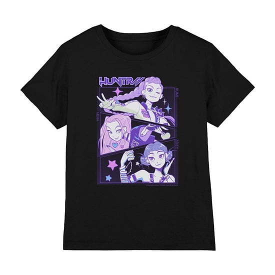 K-Pop Demon Hunters - T-Shirt für Kinder (Schwarz) - Image 1