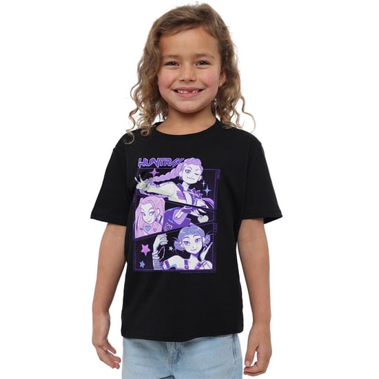 K-Pop Demon Hunters - T-Shirt für Kinder (Schwarz) - Image 4
