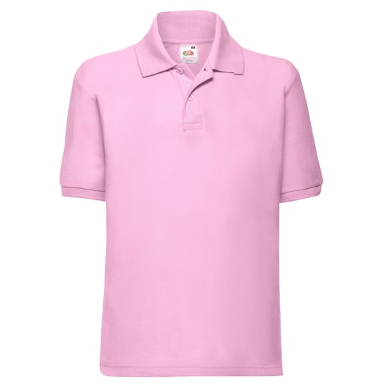 Fruit of the Loom - "65/35" Poloshirt für Kinder (Hellrosa) - Image 1