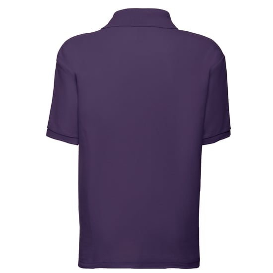 Fruit of the Loom - "65/35" Poloshirt für Kinder (Violett) - Image 2