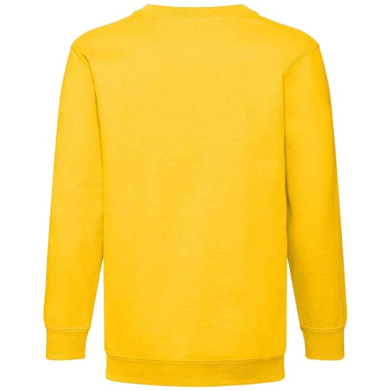 Fruit of the Loom Kinder Klassik Drop Schulter Sweatshirt (Sonnenblume) - Image 2
