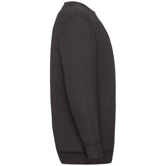 Fruit of the Loom Kinder Klassik Drop Schulter Sweatshirt (Schwarz) - Image 3