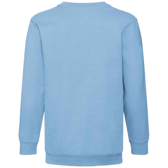 Fruit of the Loom Kinder Klassik Drop Schulter Sweatshirt (Himmelblau) - Image 2