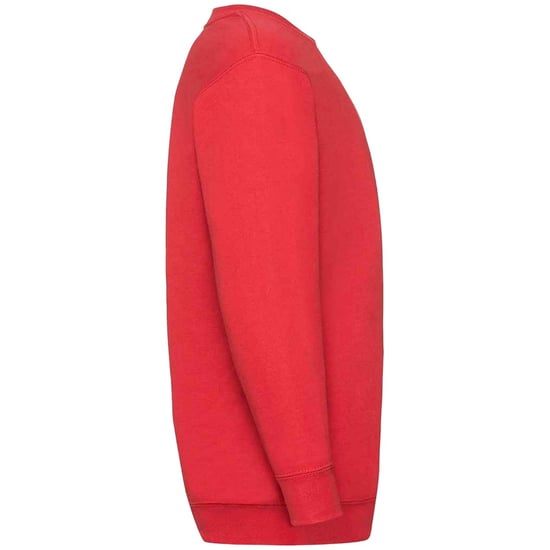 Fruit of the Loom Kinder Klassik Drop Schulter Sweatshirt (Rot) - Image 3