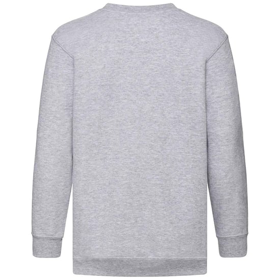 Fruit of the Loom Kinder Klassik Drop Schulter Sweatshirt (Grau meliert) - Image 2