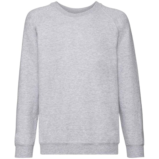 Fruit of the Loom - "Classic" Sweatshirt für Kinder Raglanärmel (Grau meliert) - Image 1