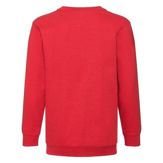 Fruit Of The Loom Kinder Pullover Klassik 80/20 (Rot) - Image 2