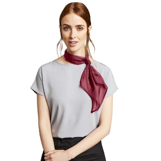 Premier Damen Chiffon-Schal / Chiffon-Halstuch (Burgunder) - Image 2