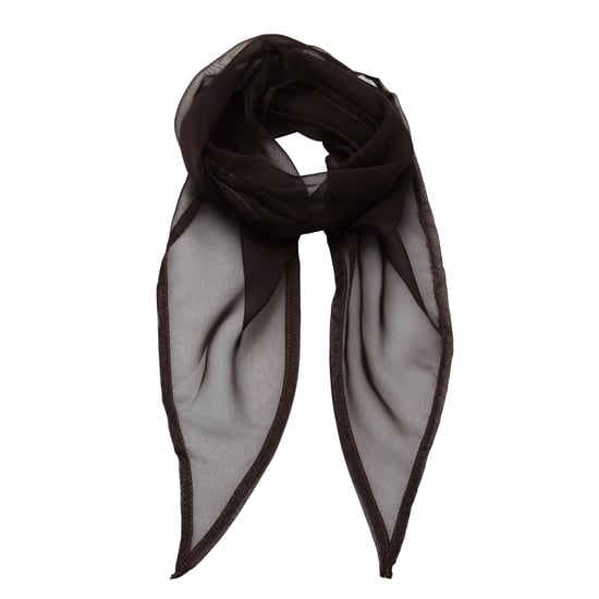 Premier Damen Chiffon-Schal / Chiffon-Halstuch (Braun) - Image 1