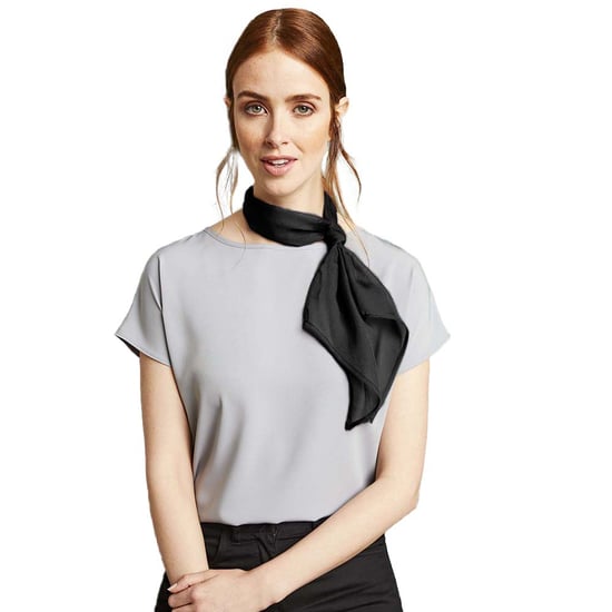Premier Damen Chiffon-Schal / Chiffon-Halstuch (Schwarz) - Image 2