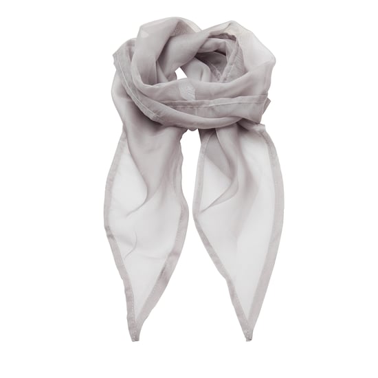 Premier Damen Chiffon-Schal / Chiffon-Halstuch (Silberfarben) - Image 1