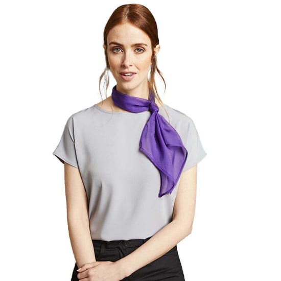 Premier Damen Chiffon-Schal / Chiffon-Halstuch (Dunkles Violett) - Image 2