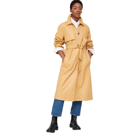 Boss - "Cadomi" Trenchcoat für Damen, Veganes Leder (Gelb) - Image 6