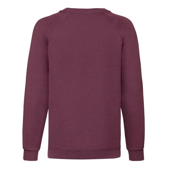 Fruit of the Loom - "Classic" Sweatshirt für Kinder Raglanärmel (Burgunderrot) - Image 2