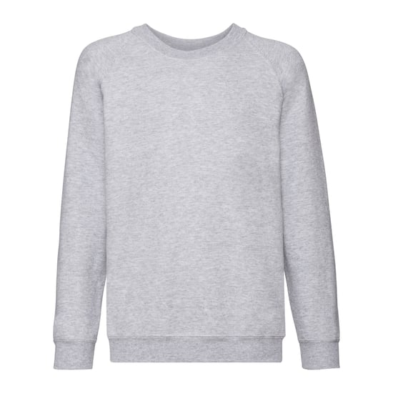 Fruit of the Loom - "Classic" Sweatshirt für Kinder Raglanärmel (Grau meliert) - Image 1