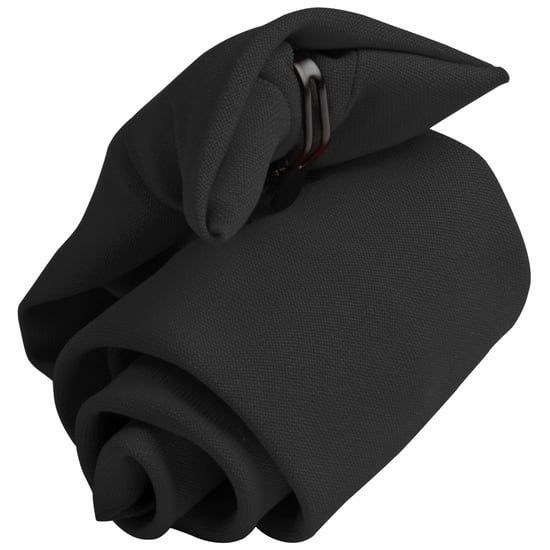 Premier Herren Clip-On-Krawatte, unifarben (Schwarz) - Image 1
