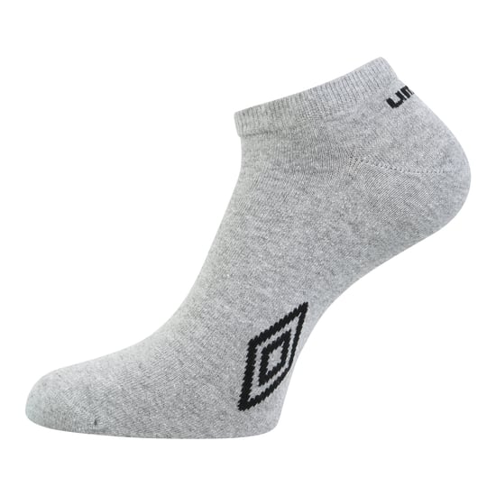 Umbro - Sneaker-Socken für Herren/Damen Unisex (3er-Pack) (Weiß/Schwarz/Grau) - Image 4