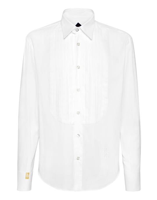 Shirt Gold Cut Ls Silk - Image 1