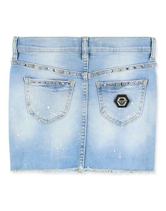Denim Skirt Crystal - Image 4