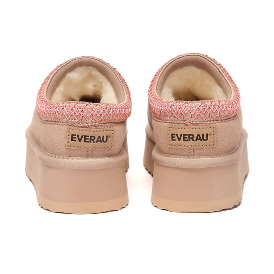 EVER AU Australien Damen Wonga Leder Plattform Hausschuhe - Image 4