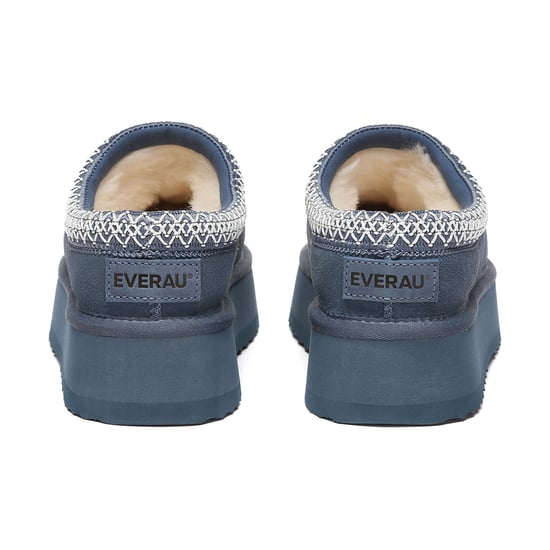 EVER AU Australien Damen Wonga Leder Plattform Hausschuhe - Image 4