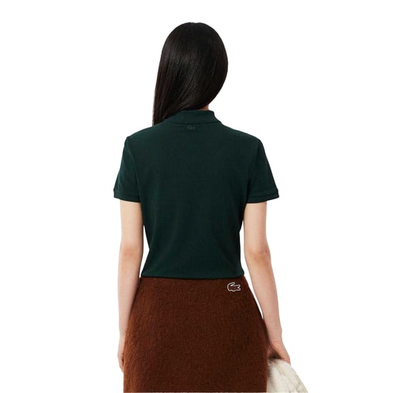 Lacoste - "L.12.D" Poloshirt für Damen, Stretch, Piqué, Schmal (Grün) - Image 2