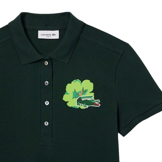 Lacoste - "L.12.D" Poloshirt für Damen, Stretch, Piqué, Schmal (Grün) - Image 3