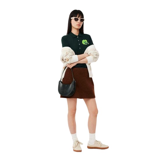 Lacoste - "L.12.D" Poloshirt für Damen, Stretch, Piqué, Schmal (Grün) - Image 6