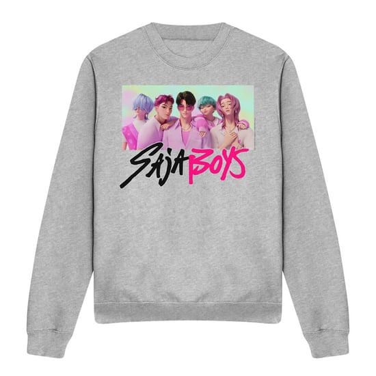 K-Pop Demon Hunters - "Saja Boys" Sweatshirt für Herren/Damen Unisex (Grau meliert) - Image 1