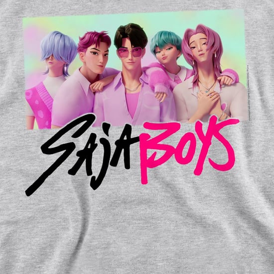 K-Pop Demon Hunters - "Saja Boys" Sweatshirt für Herren/Damen Unisex (Grau meliert) - Image 2