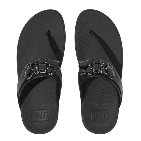 Fit Flop - "Lulu" Sandalen für Damen, Leder (Schwarz) - Image 3