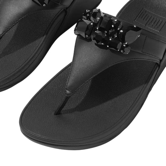 Fit Flop - "Lulu" Sandalen für Damen, Leder (Schwarz) - Image 6