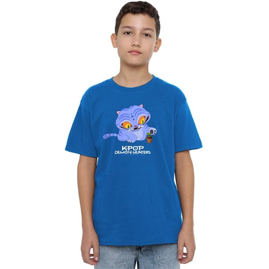 K-Pop Demon Hunters - "Cute" T-Shirt für Kinder (Königsblau) - Image 4