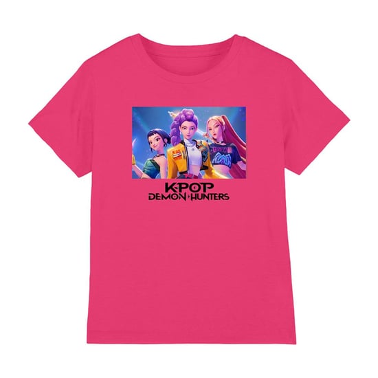 K-Pop Demon Hunters - T-Shirt für Kinder (Fuchsie) - Image 1