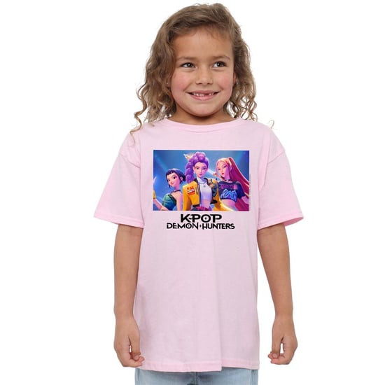 K-Pop Demon Hunters - T-Shirt für Kinder (Hellrosa) - Image 4