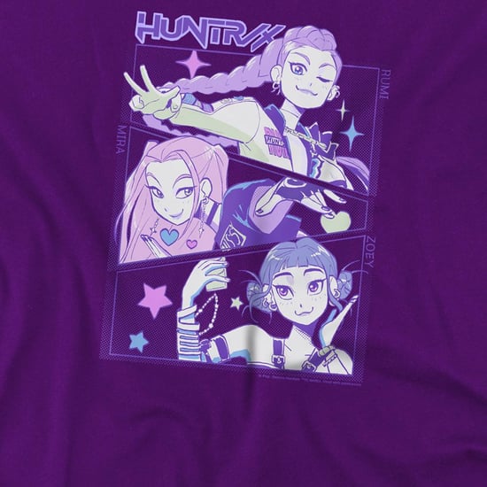 K-Pop Demon Hunters - T-Shirt für Kinder (Violett) - Image 2