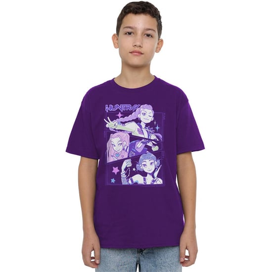 K-Pop Demon Hunters - T-Shirt für Kinder (Violett) - Image 4