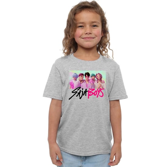 K-Pop Demon Hunters - T-Shirt für Kinder (Grau meliert) - Image 4
