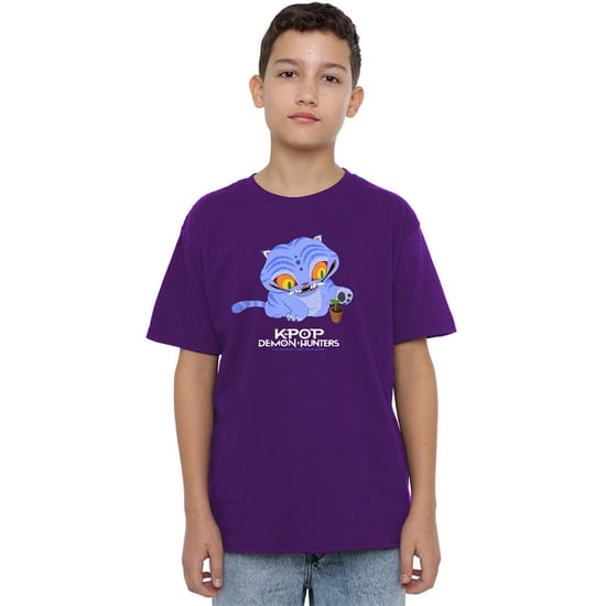 K-Pop Demon Hunters - "Cute" T-Shirt für Kinder (Violett) - Image 4