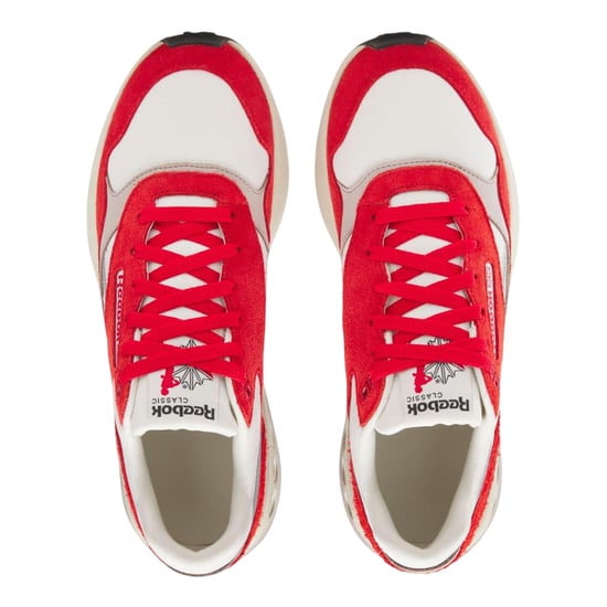 Reebok - "ERS World" Sneaker für Herren/Damen Unisex, Leder (Rot/Weiß) - Image 3