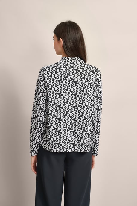 Bugatti Damen Langarmshirt mit grafischen Mustern - Image 2