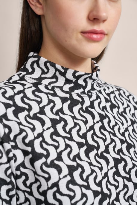 Bugatti Damen Langarmshirt mit grafischen Mustern - Image 4