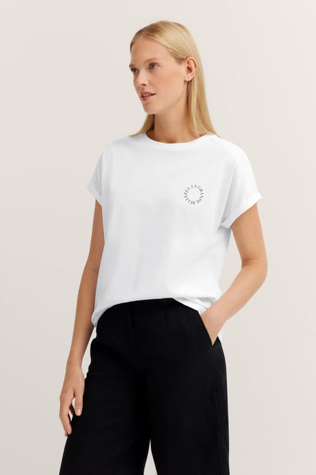 Bugatti Damen T-Shirt aus Bio-Baumwolle - Image 1