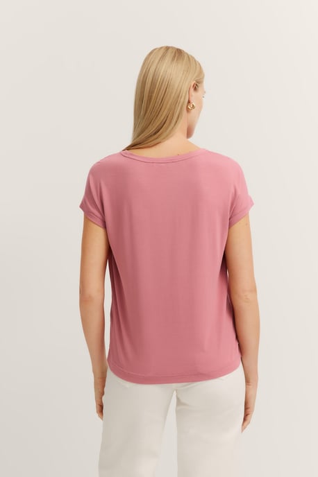 Bugatti Damen T-Shirt aus weichem Materialmix - Image 2