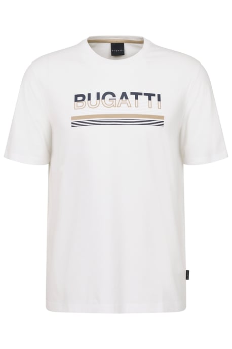 Bugatti Herren T-Shirt mit gummiertem Logo-Print - Image 3